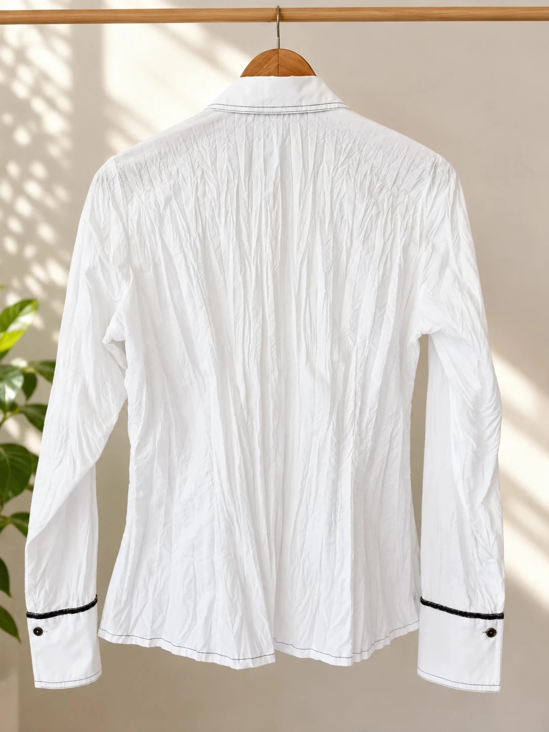 Chemisier blanc Bonita brodé – Taille 38 – Proche du neuf – photo 2